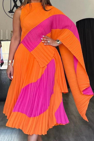 Center of Attraction 092530- orange & pink*