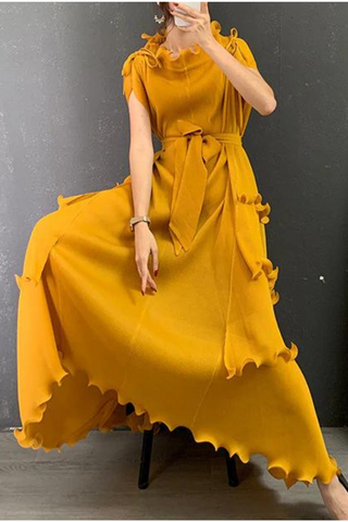 Pleated Perfection 043073 - mustard*