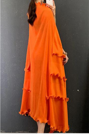 Pleated Perfection 043073- orange