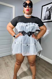 Delicate Doll 043063 - black and off white