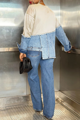 Kesh 022713 - black and denim*