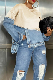 Kesh 022713 - black and denim*