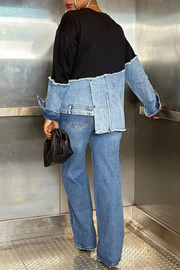Kesh 022713 - black and denim*