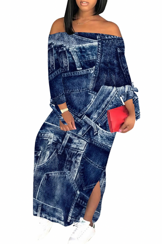 I wanna be free 071825 - faux denim patch