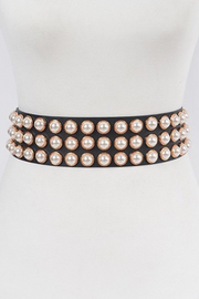 082214 - missy/plus black with pearl and gold*
