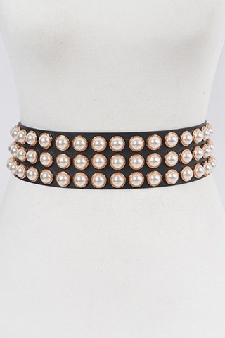 082214 - missy/plus black with pearl and gold*