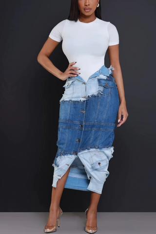 Chaotic Connection 102032 - denim blend blue patch*