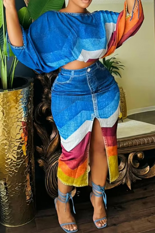 Whatcha Say Boo 092720 - faux denim*