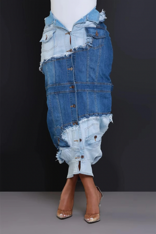 Chaotic Connection 102032 - denim blend blue patch*