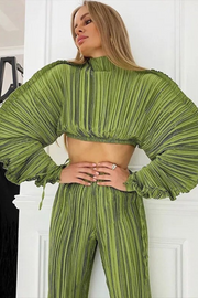 Pleats Pretty - 100315 - keylime green*