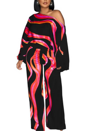 Left Confused 092726 - black with multi*