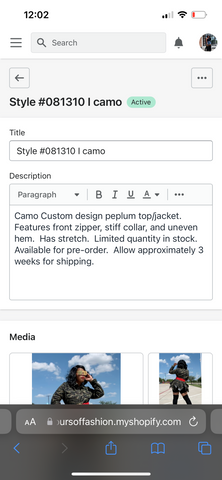 I'm to Blame 081310 - Custom Design camo* (NOW $89.99)