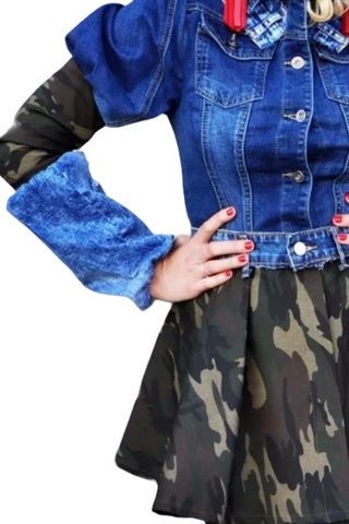 Biased 120401 - Custom Design denim and camo