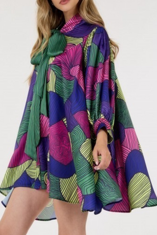Swirly 120121 - green multicolor (NOW $55.00)*