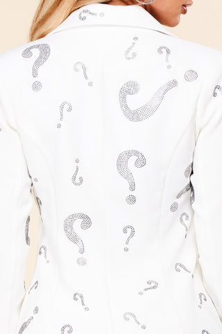 Don't Question Me 021894 - white and silver*