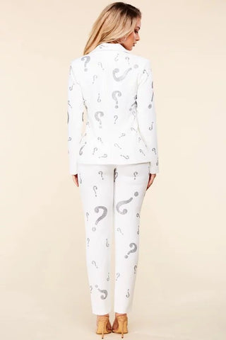 Don't Question Me 021894 - white and silver*