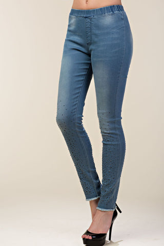 021577 - denim small/medium only great stretch
