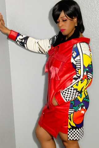 Popstar 091292 - red multicolor*  (other colors)