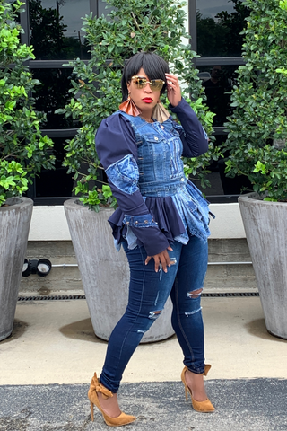 Don’t Blame Me 110836 - Custom Design denim in stock/preorder item*
