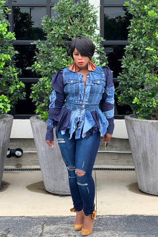 Don’t Blame Me 110836 - Custom Design denim in stock/preorder item*