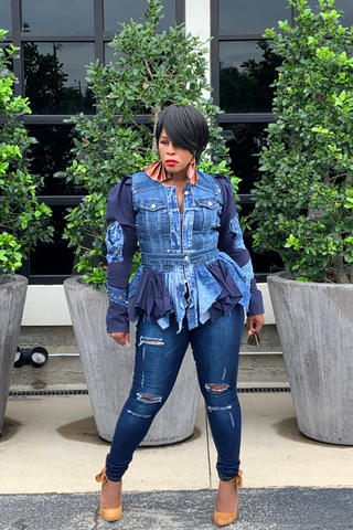 Don’t Blame Me 110836 - Custom Design denim in stock/preorder item*