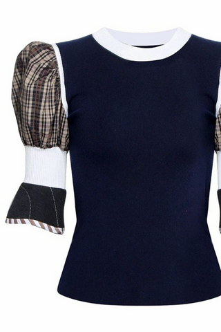 Who Want Smoke 091920 - navy & plaid*