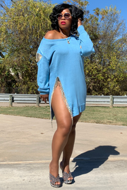 That Thigh Tho 111120 - ocean blue*