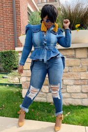 Yes Indeed 110615 - denim/NOW $68*
