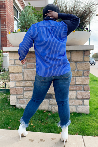 Double Layer Deluxe 102750 - navy and true blue (NOW $45.00)*