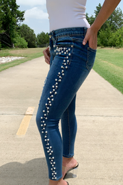 031885 - denim with pearls