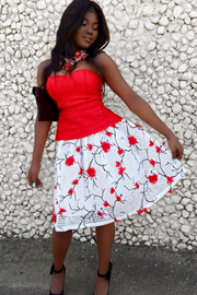 Roses Are Red 051561 - white red and black (NOW $34.99)