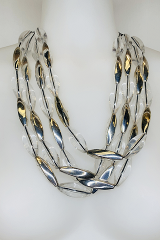 001 - silver and clear