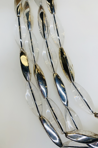001 - silver and clear
