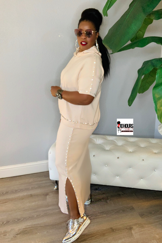 Creme De La Creme 041303 - cream vanilla*(skirt only) (NOW $19.99)