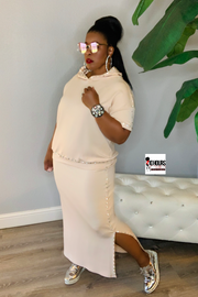 Creme De La Creme 041303 - cream vanilla*(skirt only) (NOW $19.99)