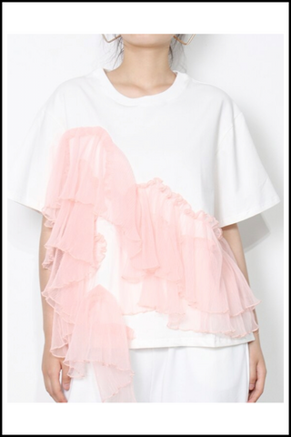 Cotton Candy 060722 - white and pink*