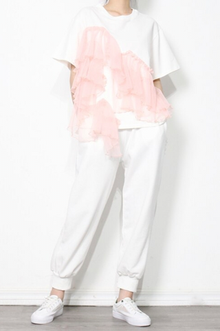 Cotton Candy 060722 - white and pink*