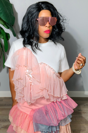 Cotton Candy 060722 - white and pink*