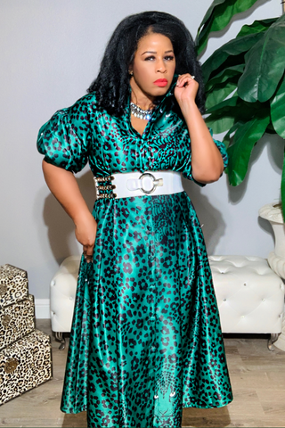 Sweet Soul 090105 - teal leopard