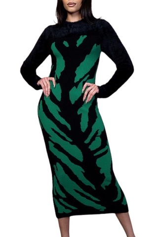 Womans Peak 091173 - black and kelley green*
