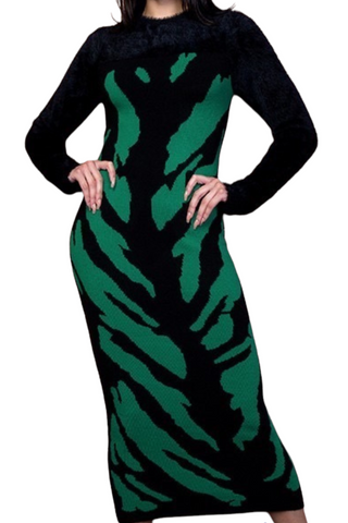 Womans Peak 091173 - black and kelley green*