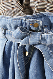 Plaid meets Denim 030802 - plaid and denim