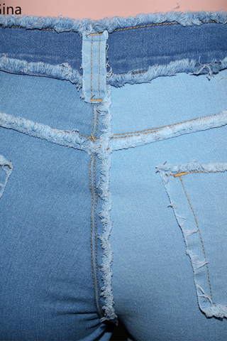Patch Me Up 030803 - denim patch jean*