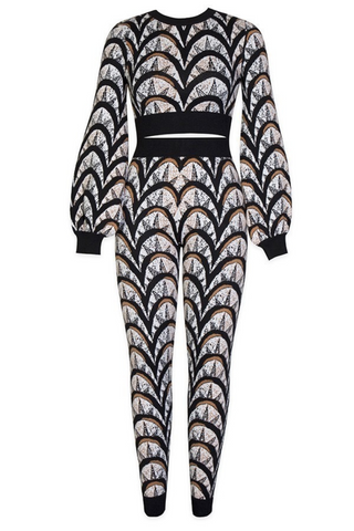 Hump Set 091166 - black multi print*