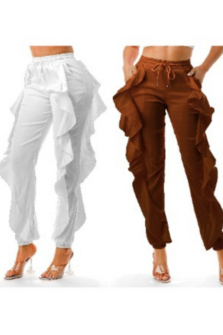 Wavy Curves 111505 - color brown